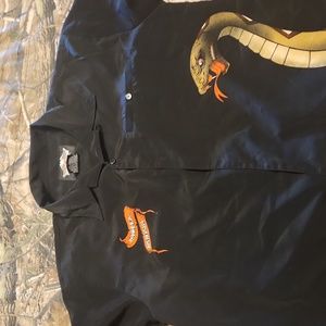 Harley Davidson button up dress shirt small